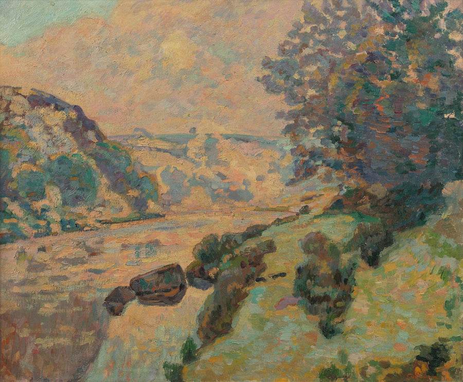 Creusen maisema: sumu Crozantin lähellä - Armand Guillaumin