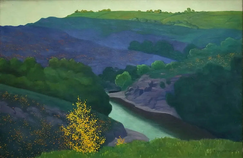 Creusen maisema - Félix Vallotton