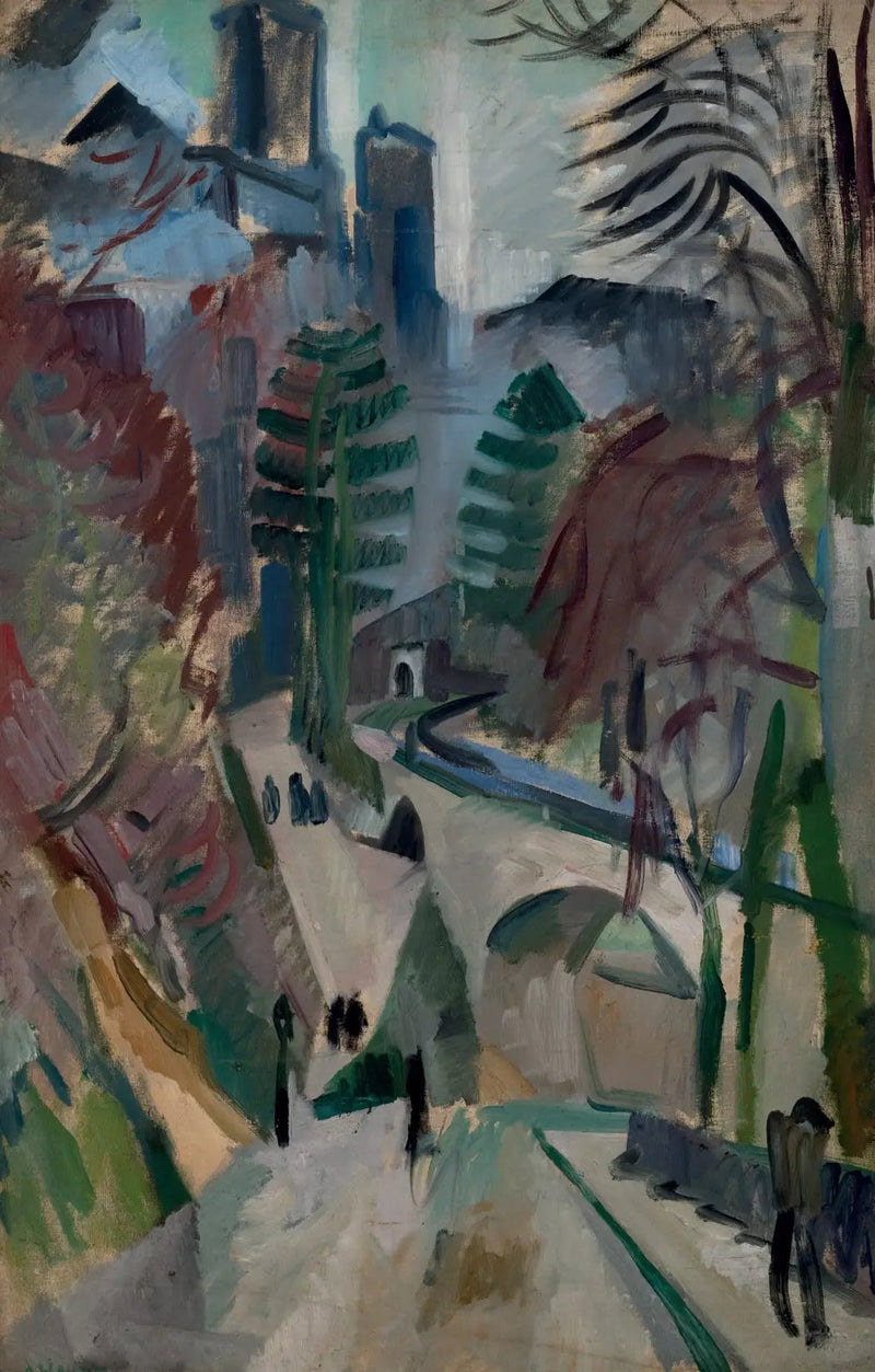 Laonin maisema - Robert Delaunay