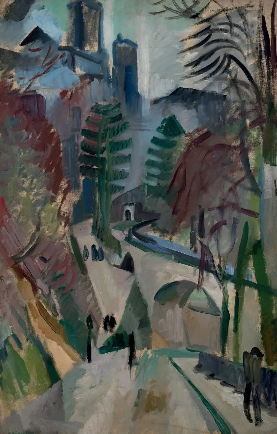 Laonin maisema - Robert Delaunay