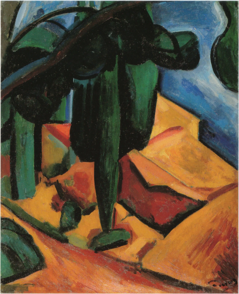 Martigues maisema - André Derain