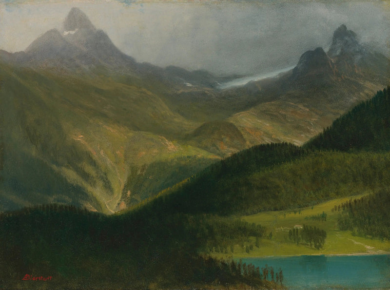 vuoristomaisema - Albert Bierstadt
