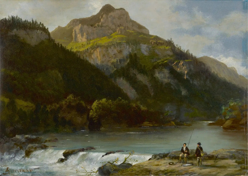 Vuoristomaisema - Albert Bierstadt