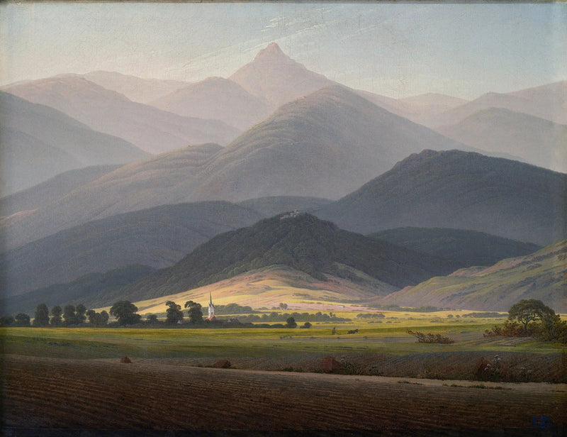 Vuoristomaisema - Caspar David Friedrich