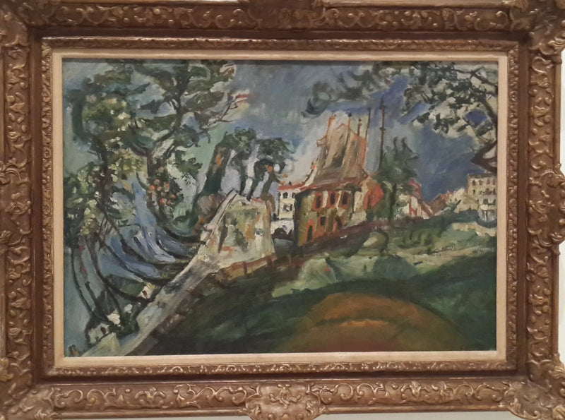 Montmartren maisemakuva - Chaim Soutine
