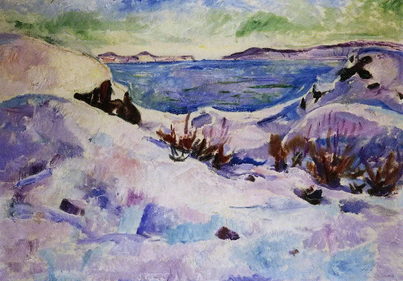 Lumimaisema Kragerøssa - Edvard Munch