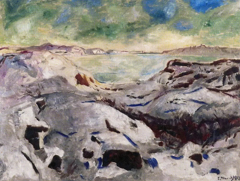 Lumimaisema Kragerøssa - Edvard Munch