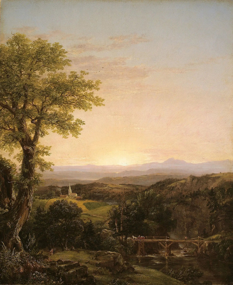Uuden-Englannin maisema - Thomas Cole