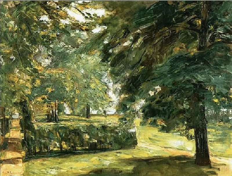 Puistomaisema (Wannseen aidatut puutarhat itässä) - Max Liebermann