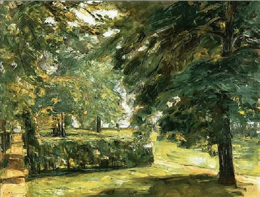 Puistomaisema (Wannseen aidatut puutarhat itässä) - Max Liebermann