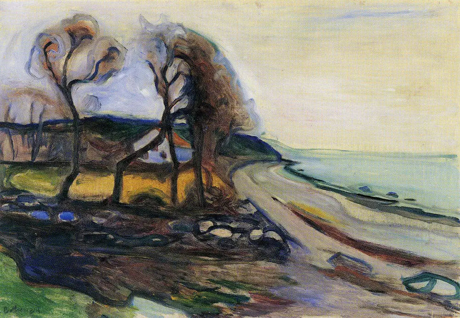 Rannikkonäkymä - Edvard Munch