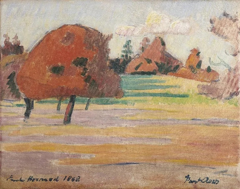 Pont-Avenin maisema - Émile Bernard