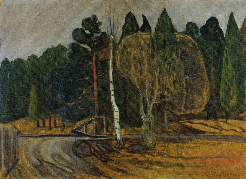 Kevätmaisema lumenaurajalla - Edvard Munch