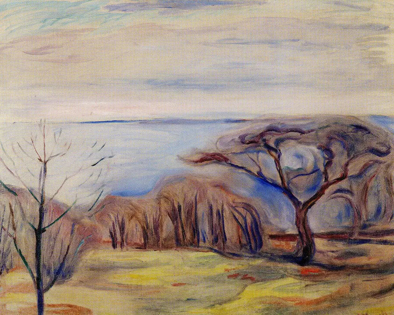 Kevätmaisema - Edvard Munch