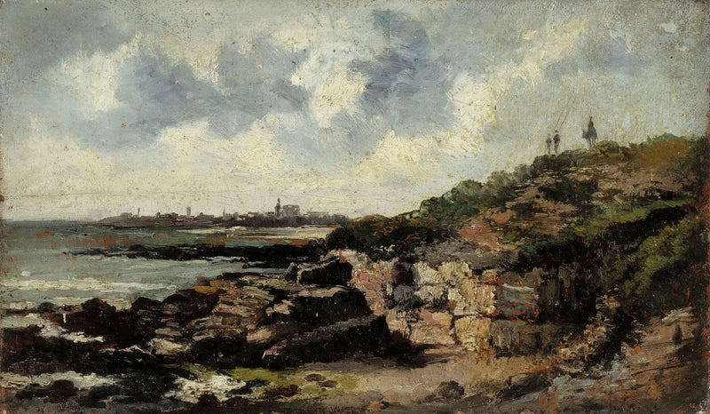 Rannikkonäkymä, Le Havre - Eugène Boudin
