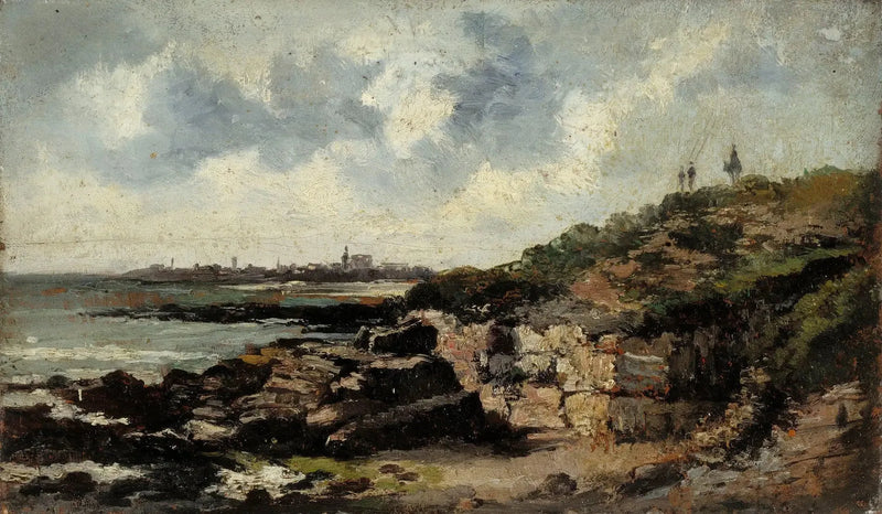 Rannikkonäkymä, Le Havre - Eugène Boudin