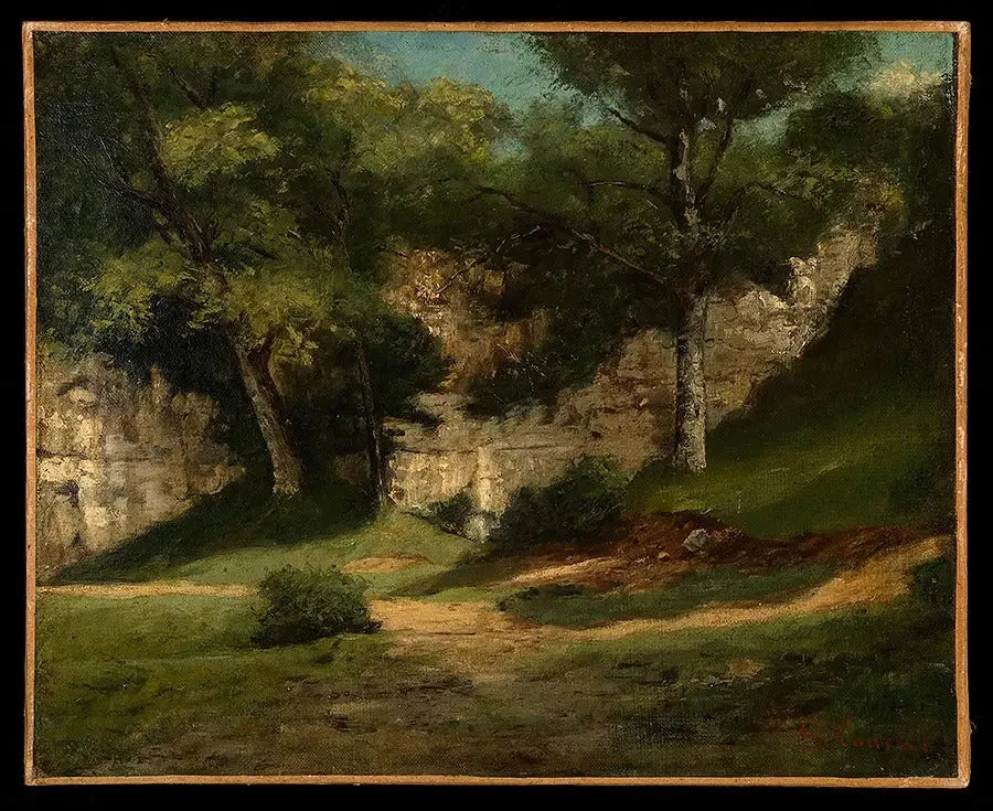 Saintongen maisema - Gustave Courbet
