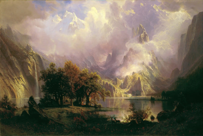 Rocky Mountains - Albert Bierstadt
