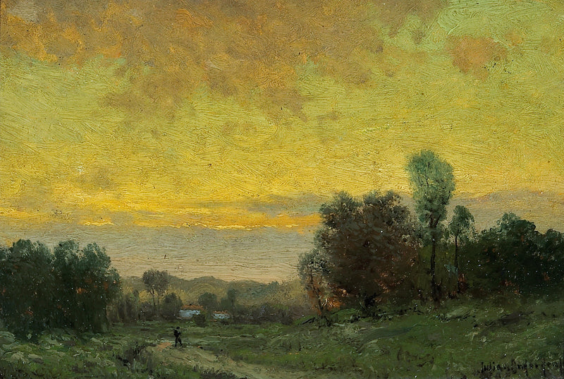 Auringonlaskun maisema - Julian Onderdonk