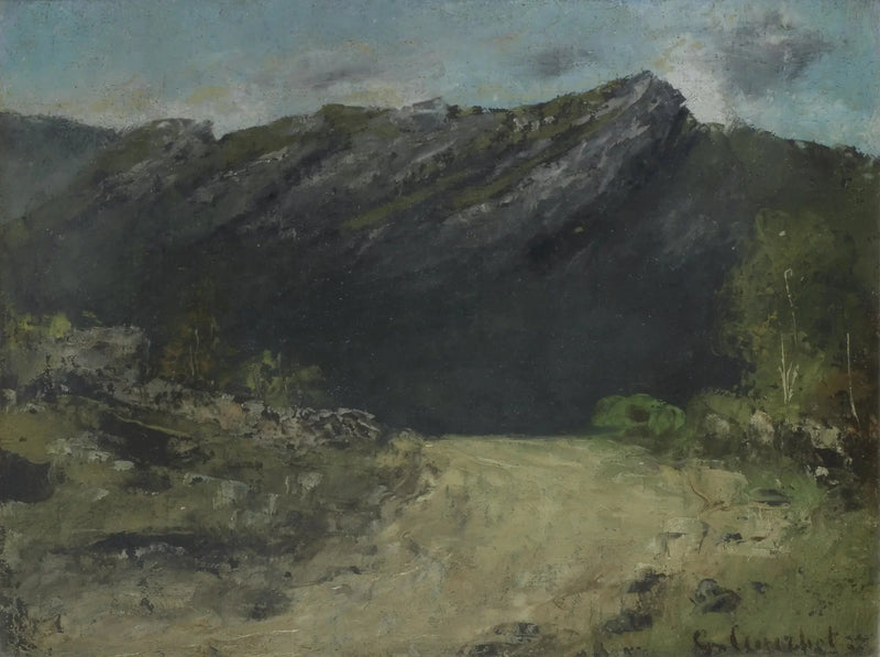 Jura maisema - Gustave Courbet