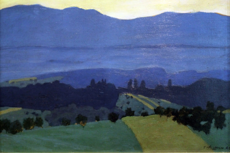 Jura-maisema lähellä Romanelia - Félix Vallotton
