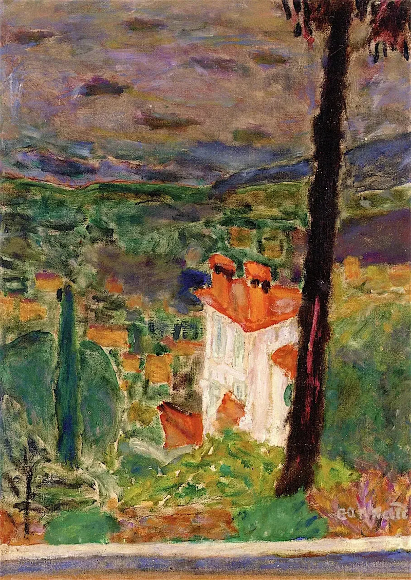 Etelän maisema - Pierre Bonnard