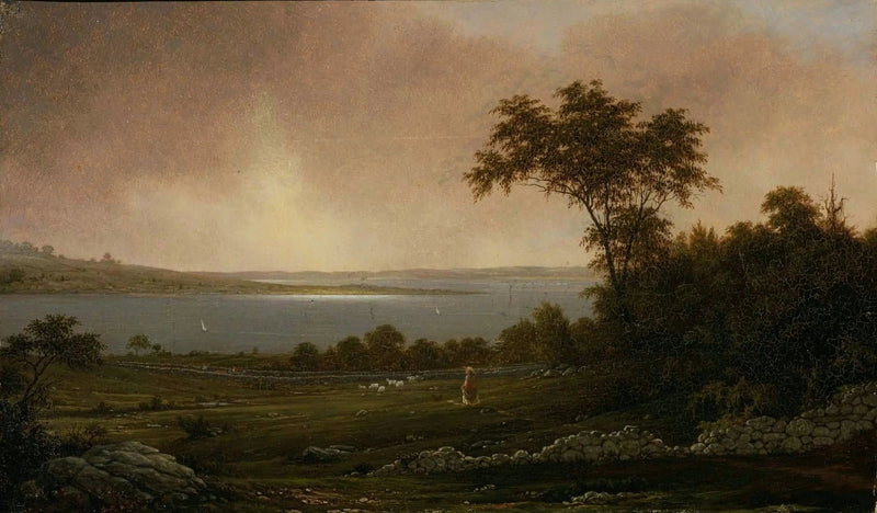 Rhode Islandin maisema - Martin Johnson Heade