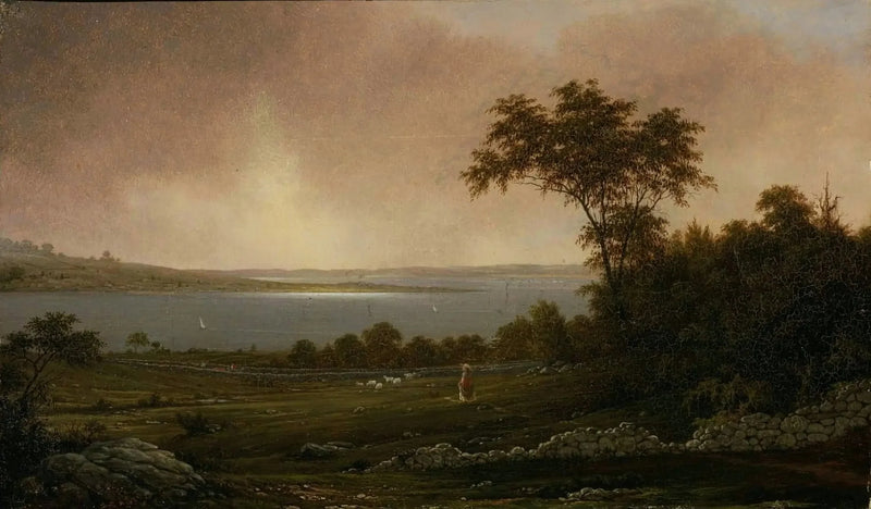 Rhode Islandin maisema - Martin Johnson Heade