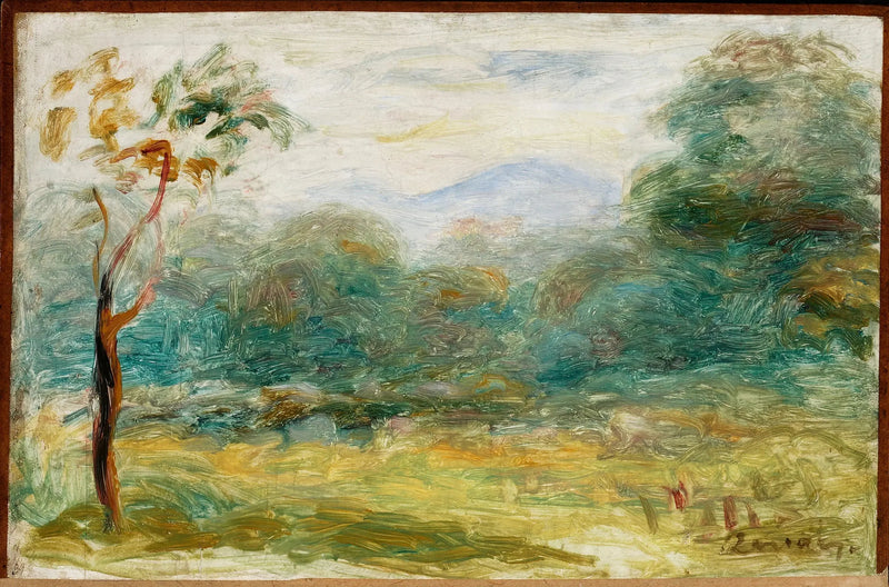 Etelä-Ranskan maisema (Cagnes-sur-Mer) - Pierre-Auguste Renoir