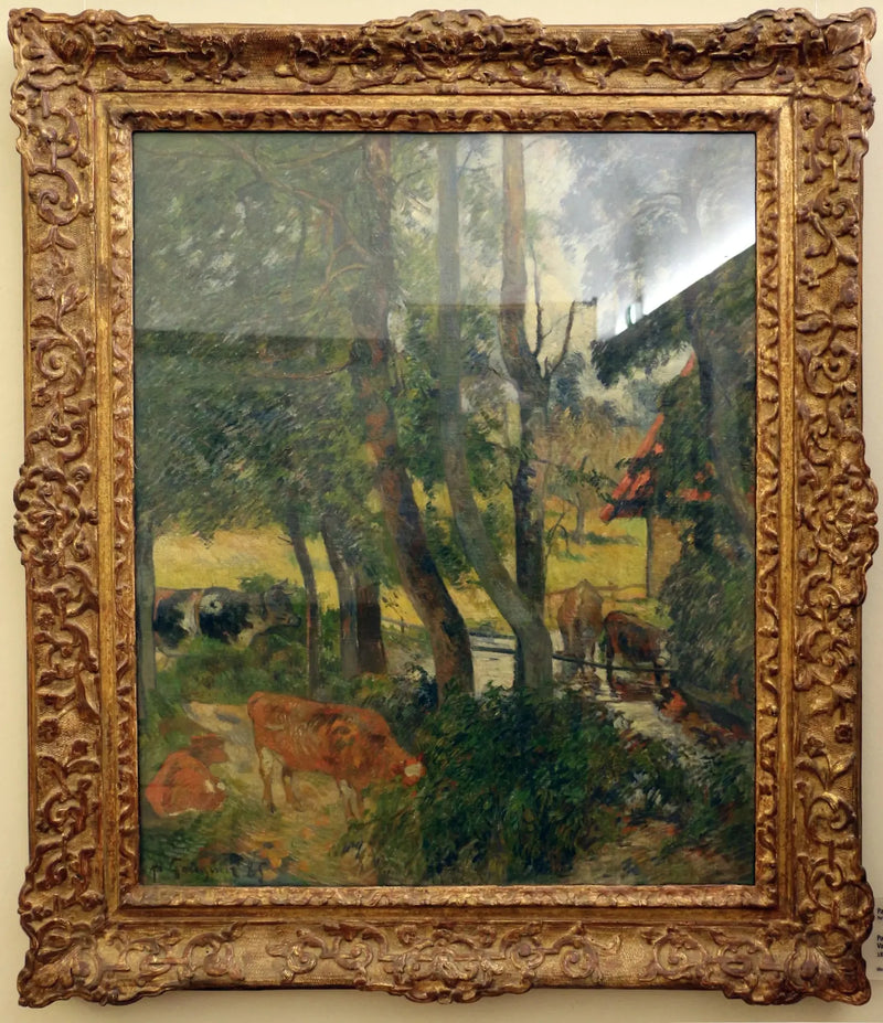 Maisema Normandiassa - Paul Gauguin