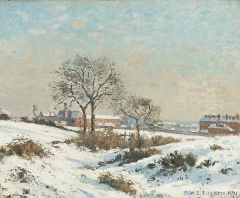 Luminen maisema South Norwoodissa - Camille Pissarro