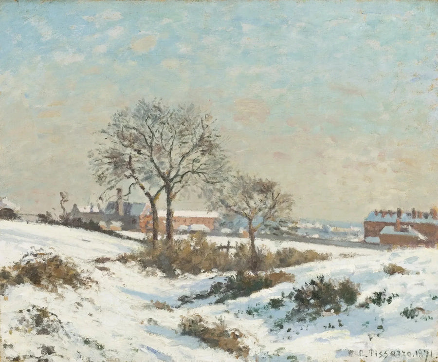 Luminen maisema South Norwoodissa - Camille Pissarro