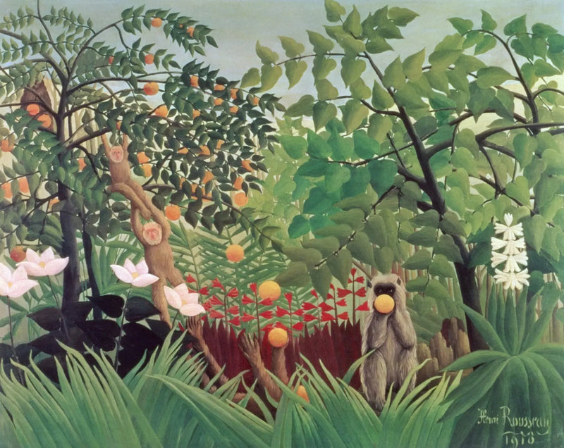 Eksoottinen maisema - Henri Rousseau
