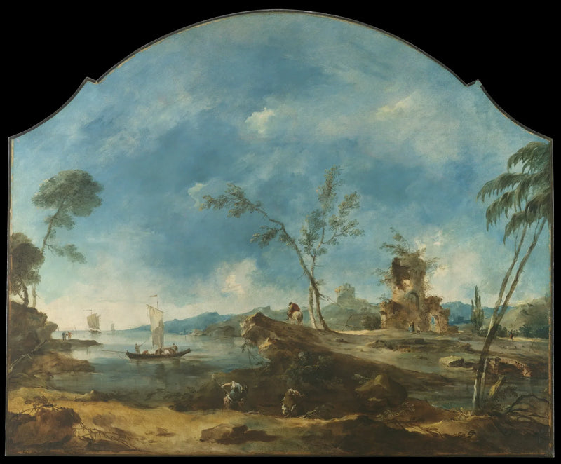 Fantastinen maisema - Francesco Guardi
