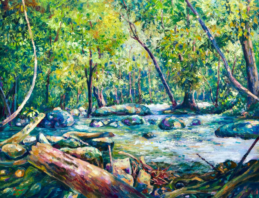 Metsä maisema | 50 x 40 cm