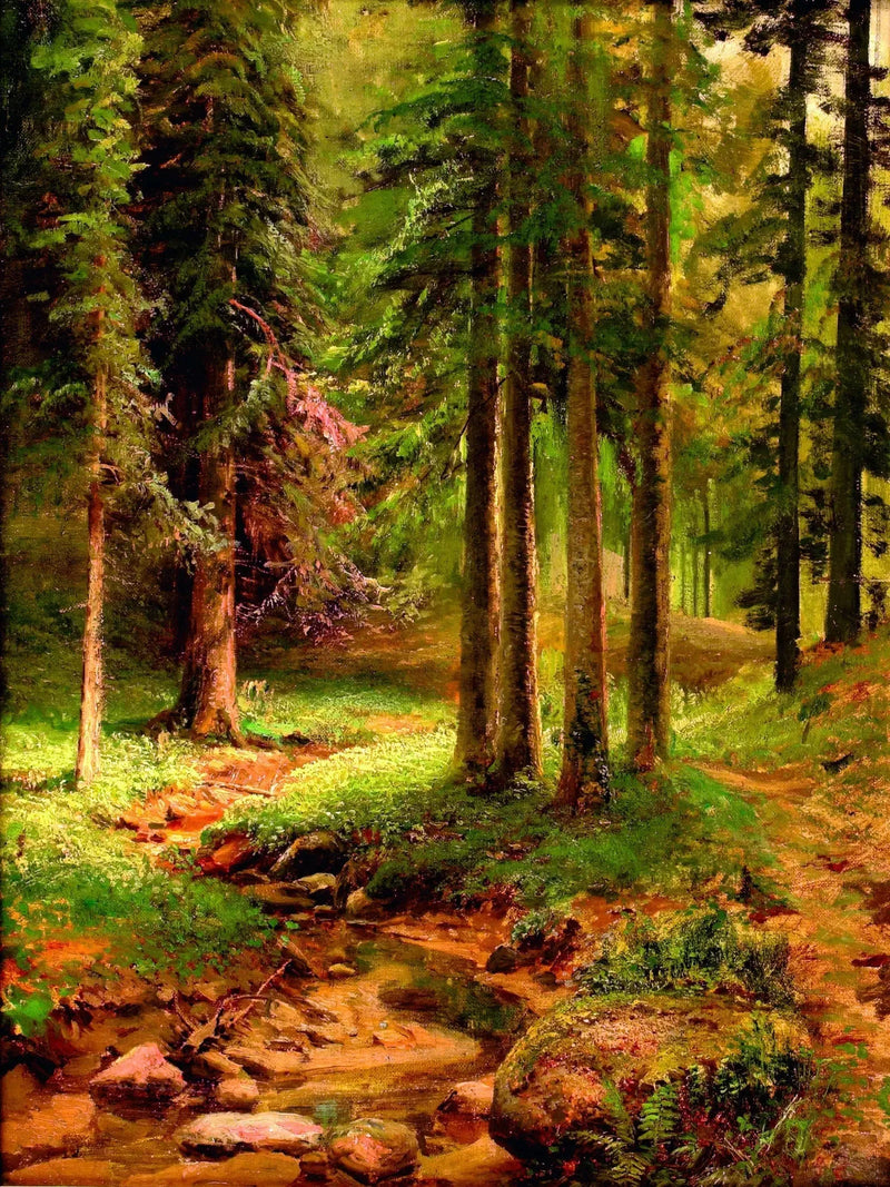 Metsäinen maisema - Ivan Chichkine
