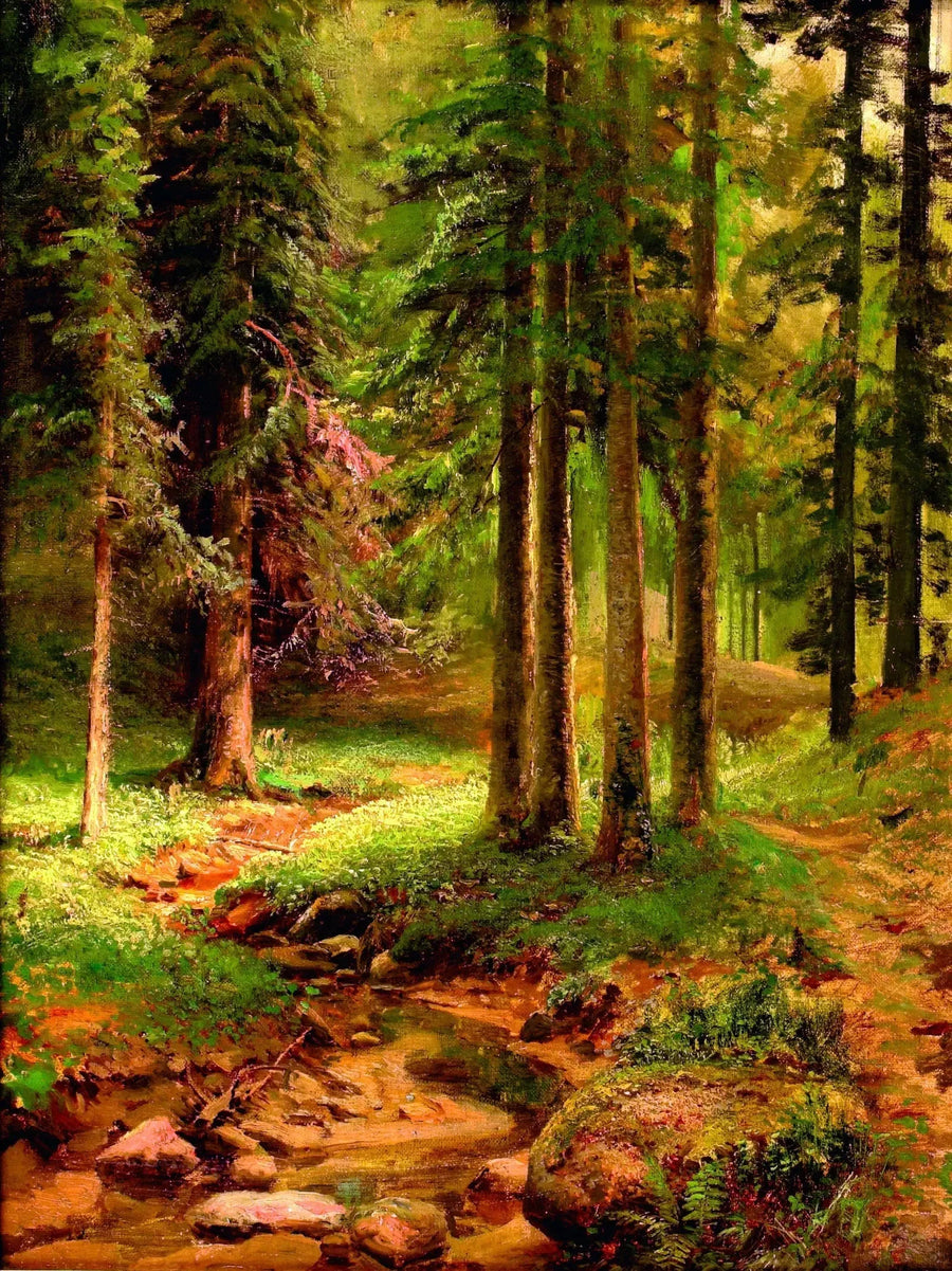 Metsäinen maisema - Ivan Chichkine