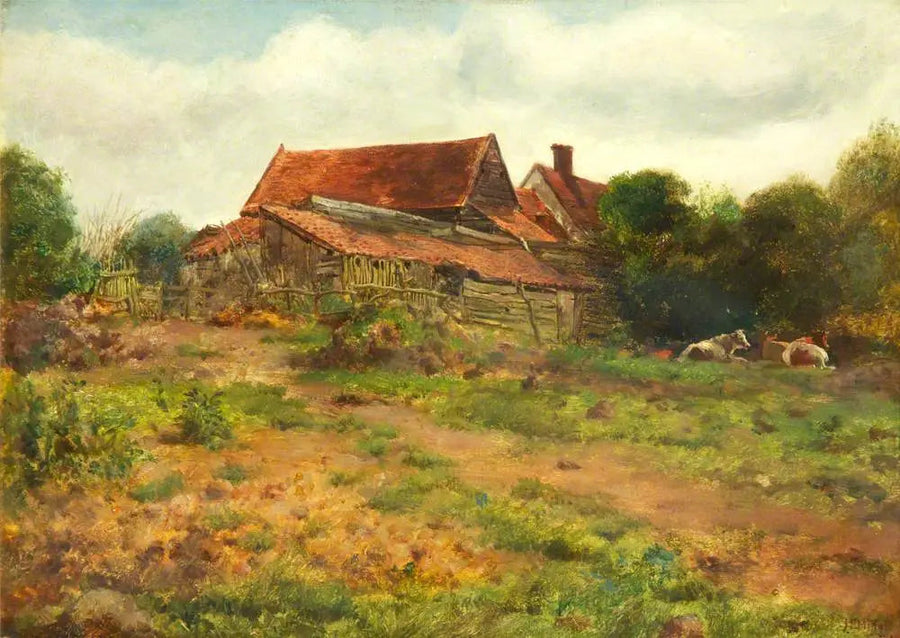 Maisema, Hampstead - John Everett Millais