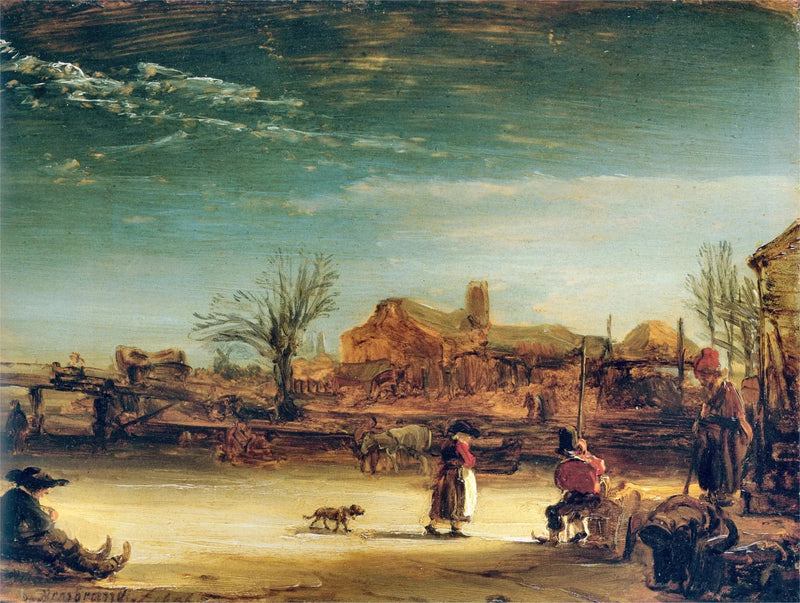 Talvimaisema - Rembrandt