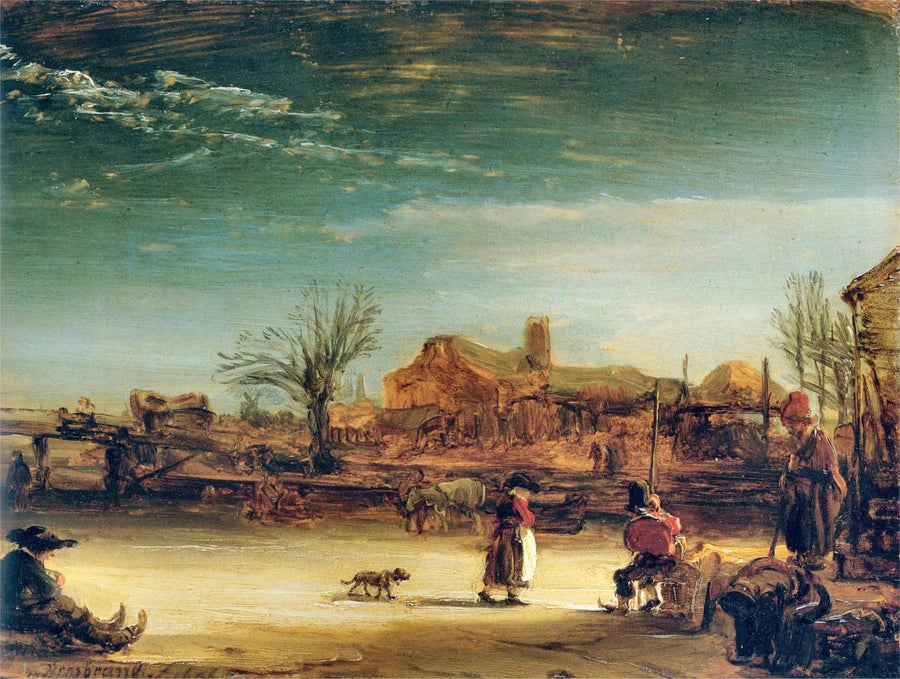 Talvimaisema - Rembrandt