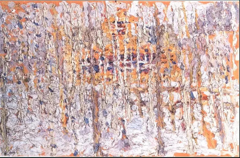Talvinen maisemakuva nuoresta talosta - Kazimir Malevich