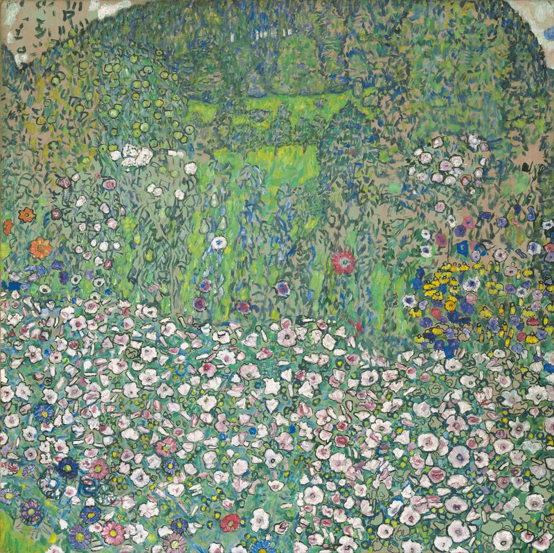 Puutarhamaisema kukkulahuipulla - Gustav Klimt