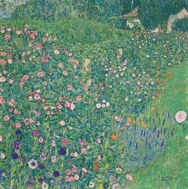 Italialainen puutarhamaisema - Gustav Klimt