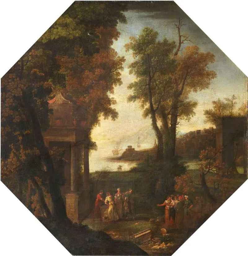 Italianainen maisema - Claude Lorrain