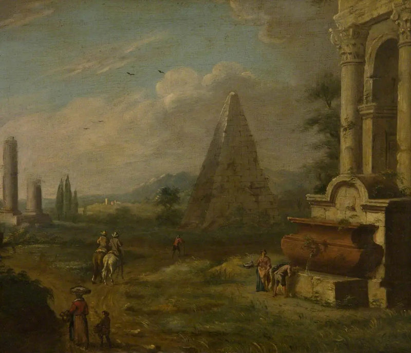 Italianainen maisema - Giovanni Paolo Panini