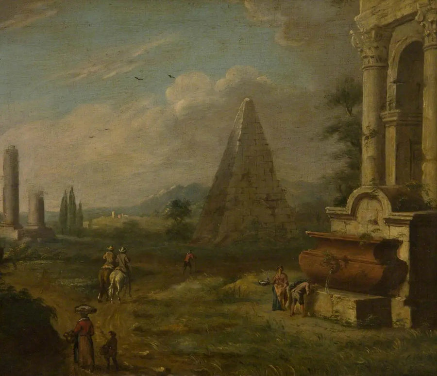 Italianainen maisema - Giovanni Paolo Panini