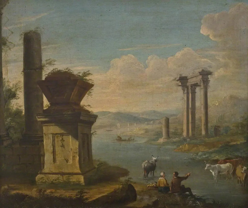 Italianainen maisema - Giovanni Paolo Panini