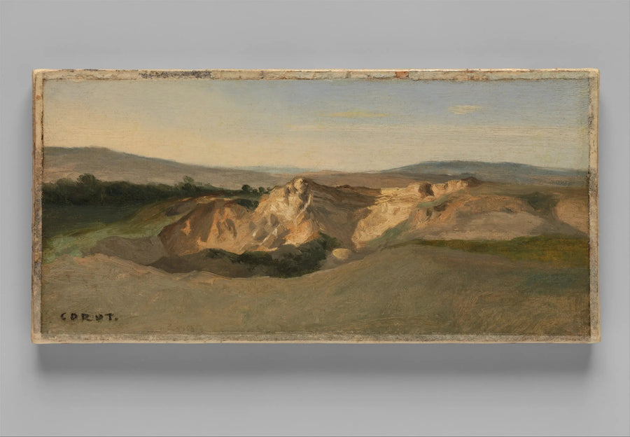 Italianainen maisema - Jean-Baptiste Camille Corot