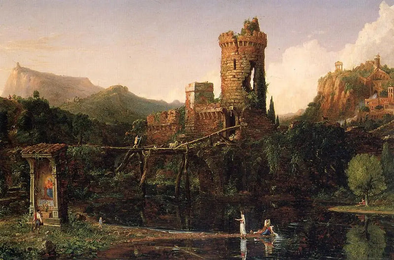 Italianainen maisema - Thomas Cole