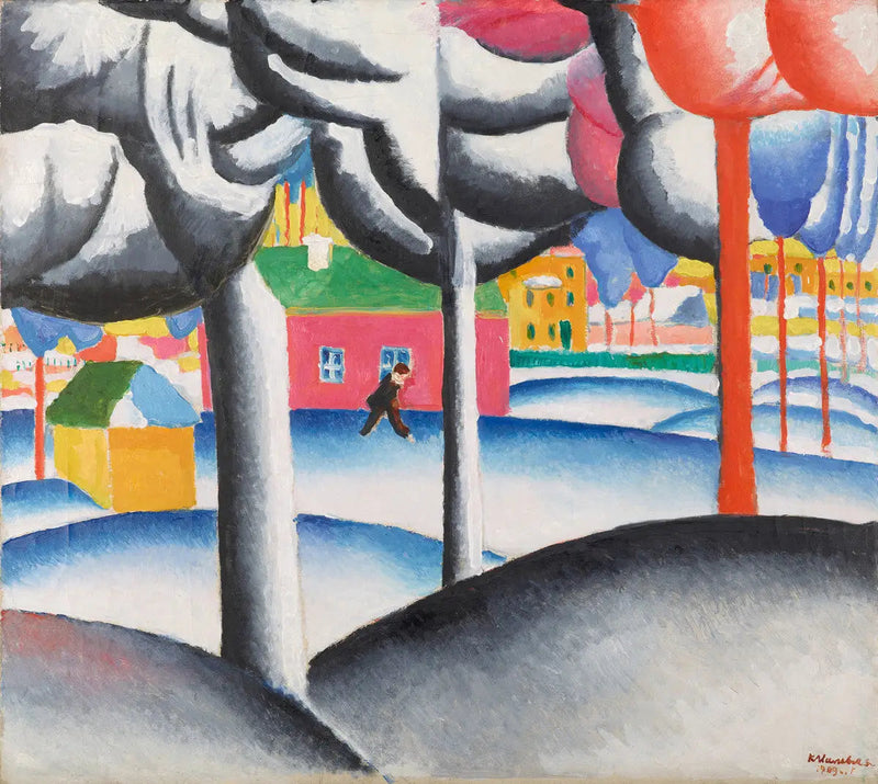 Maisema (Talvi) - Kazimir Malevich